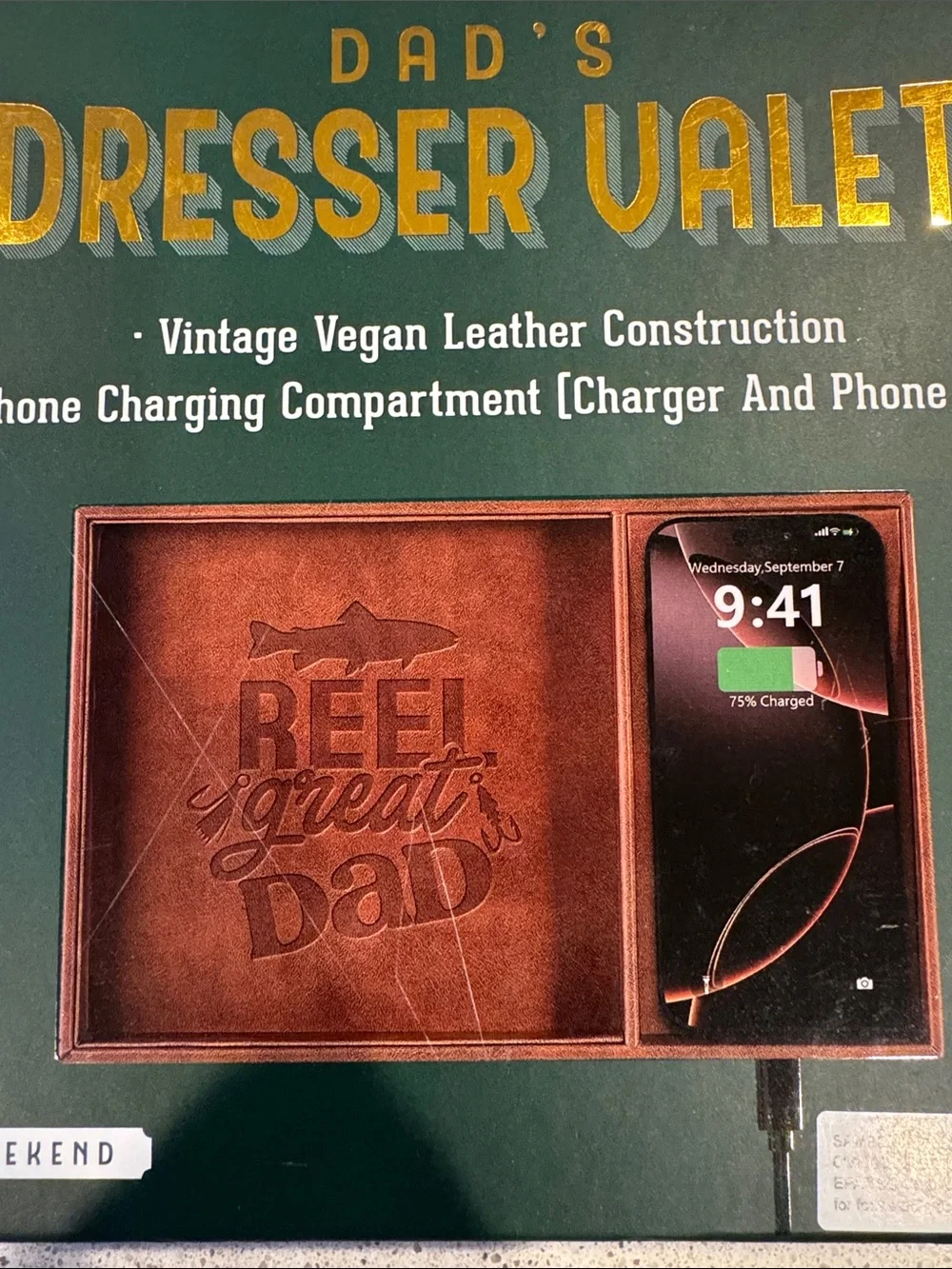 Men's Dresser Valet Tray - Reel Great Dad